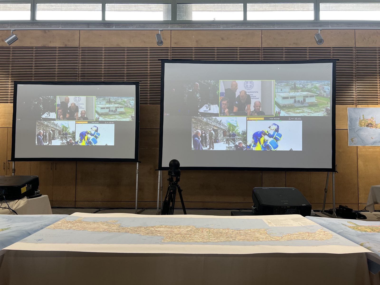 Στην επιχειρησιακή άσκηση "Μίνωας" ο Δήμαρχος Χερσονήσου, Ζαχαρίας Δοξαστάκης