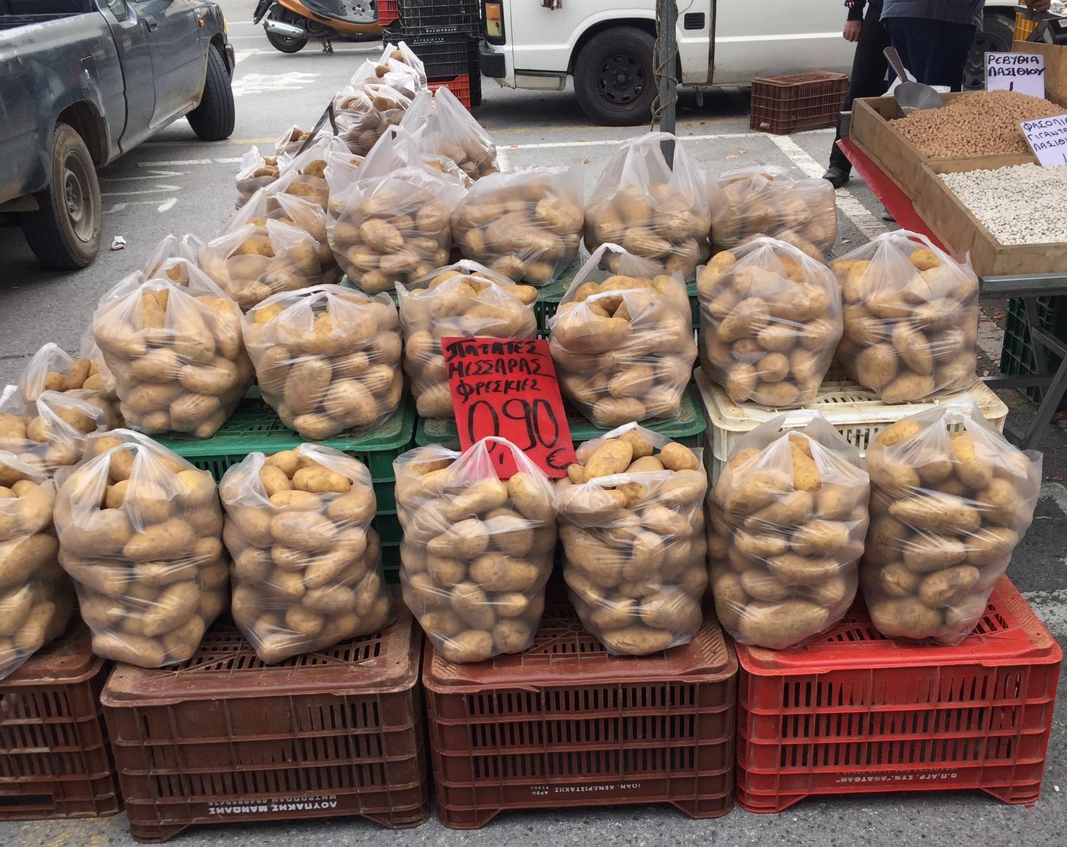 λαϊκή πατάτες