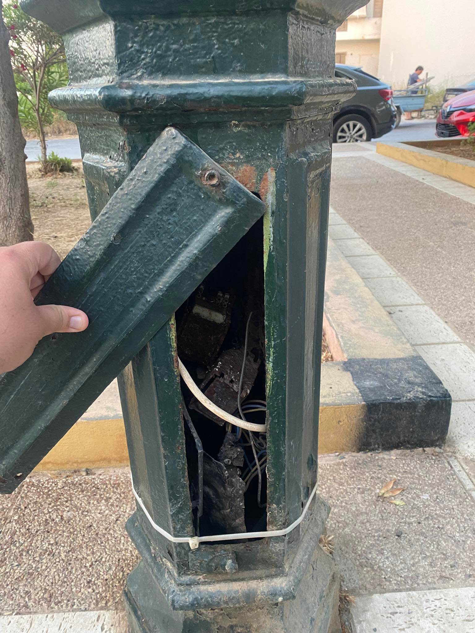 παιδική χαρά, καλώδια