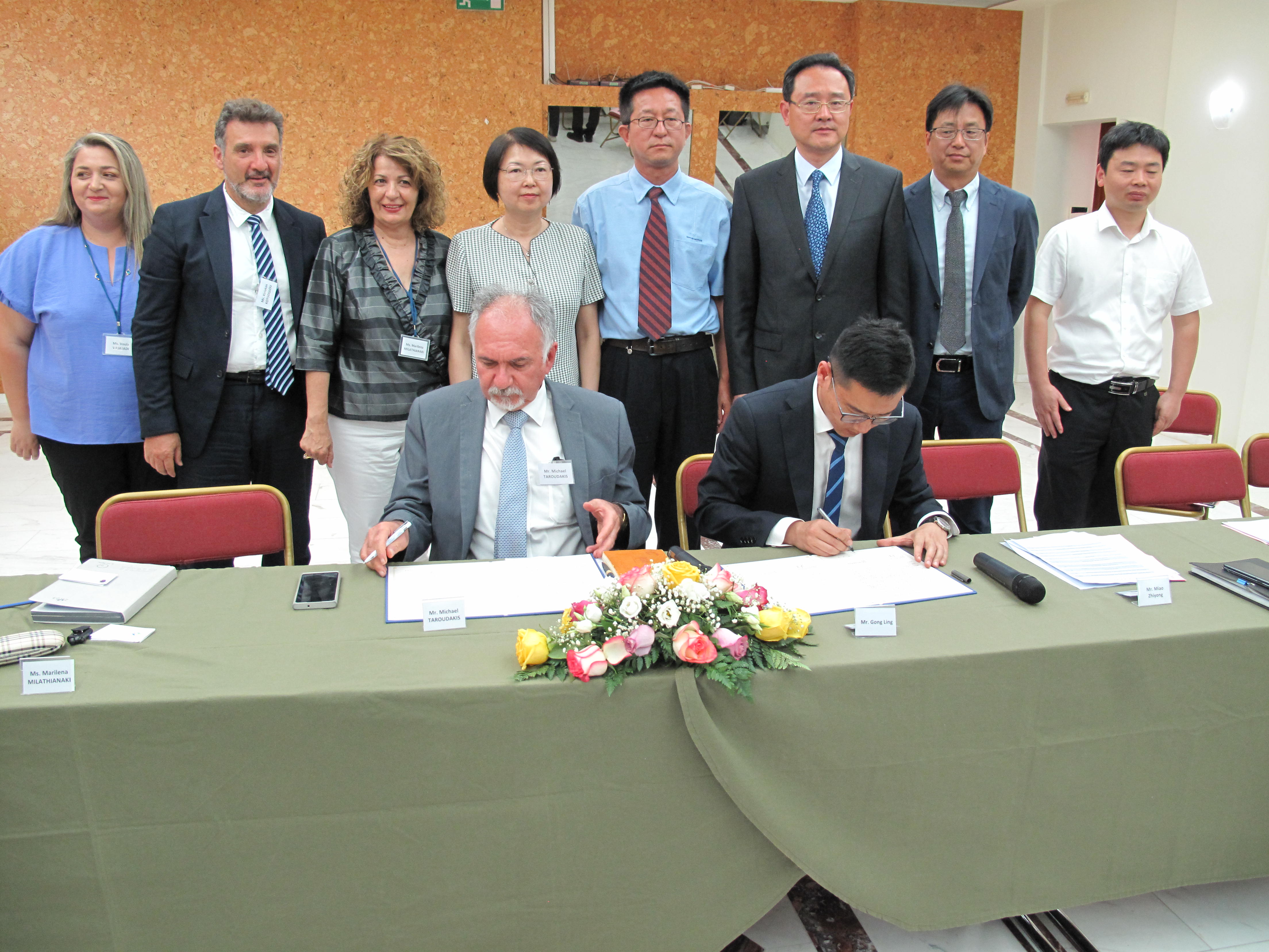 Επίσκεψη & Υπογραφή Πρωτόκολλου Συνεργασίας Μουσείων Καζαντζάκη και Shaoxing Lu Xun