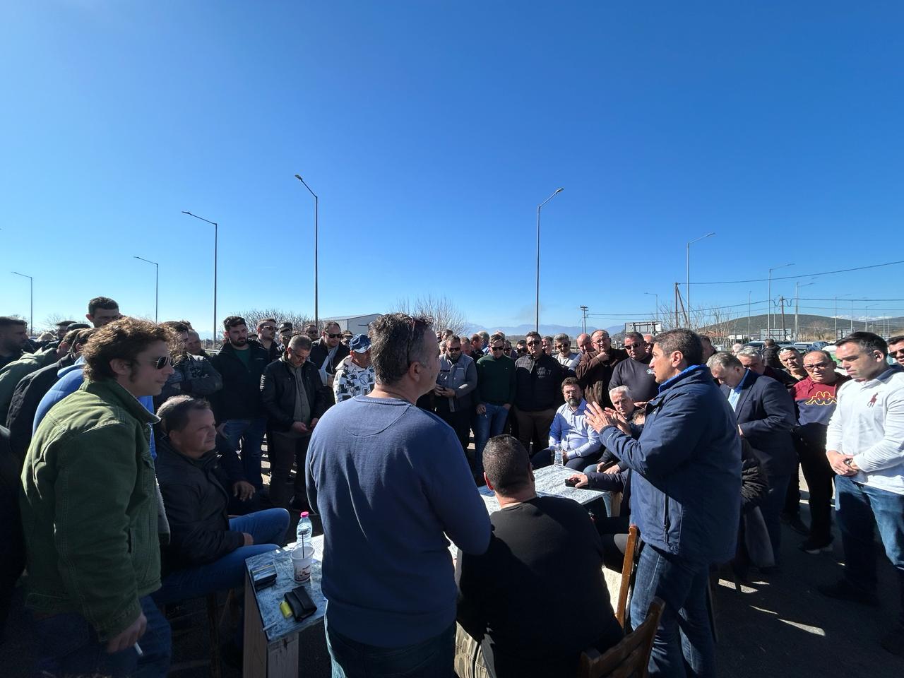 Αυγενάκης Βοιωτία Μπλόκο Αγρότες