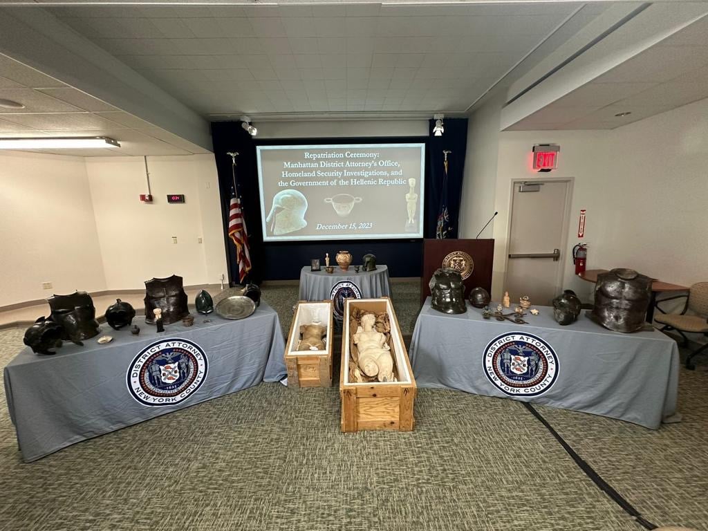 αρχαιότητες ελλάδα νέα υόρκη