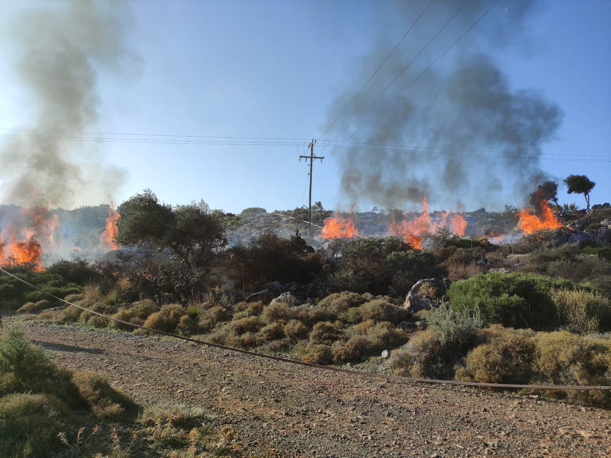 Κέρη καίγεται