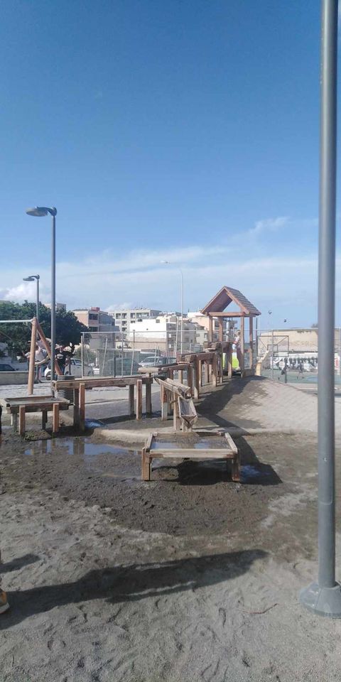 παιδική χαρά Εφόδου Ηράκλειο νερό