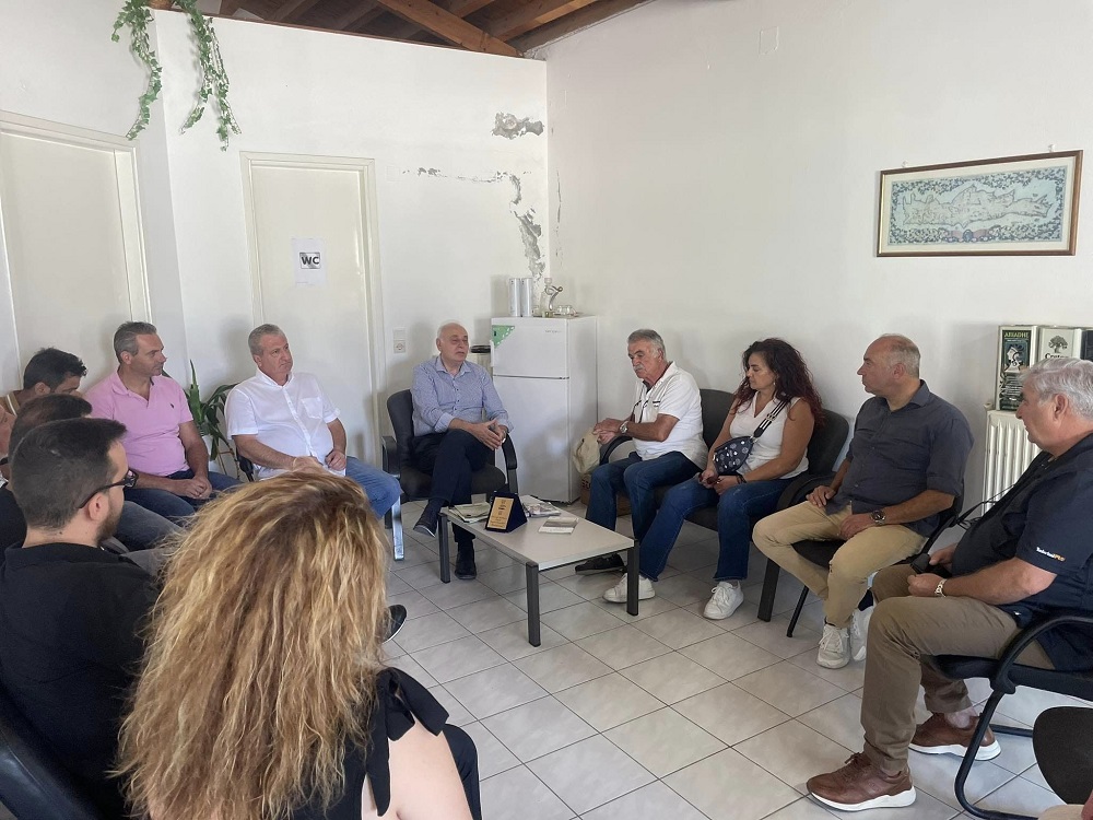 Επίσκεψη του Παύλου Μπαριτάκη στην Άνω Βιάννο : «Ο Δήμος θα είναι αρωγός σε όλους τους τομείς, για τους δημότες»