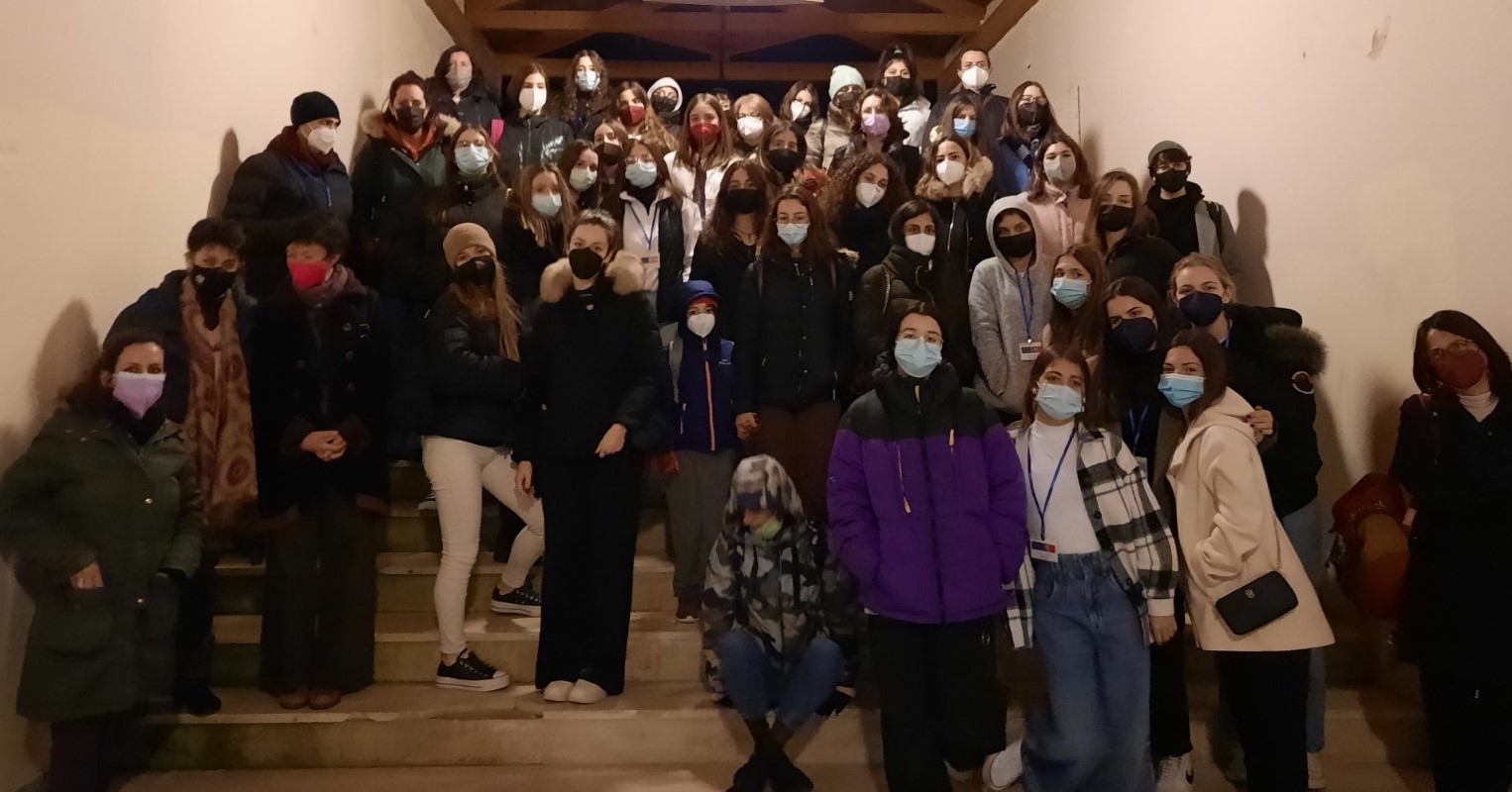 Από την επίσκεψη μαθητριών στο Πανεπιστήμιο Κρήτης