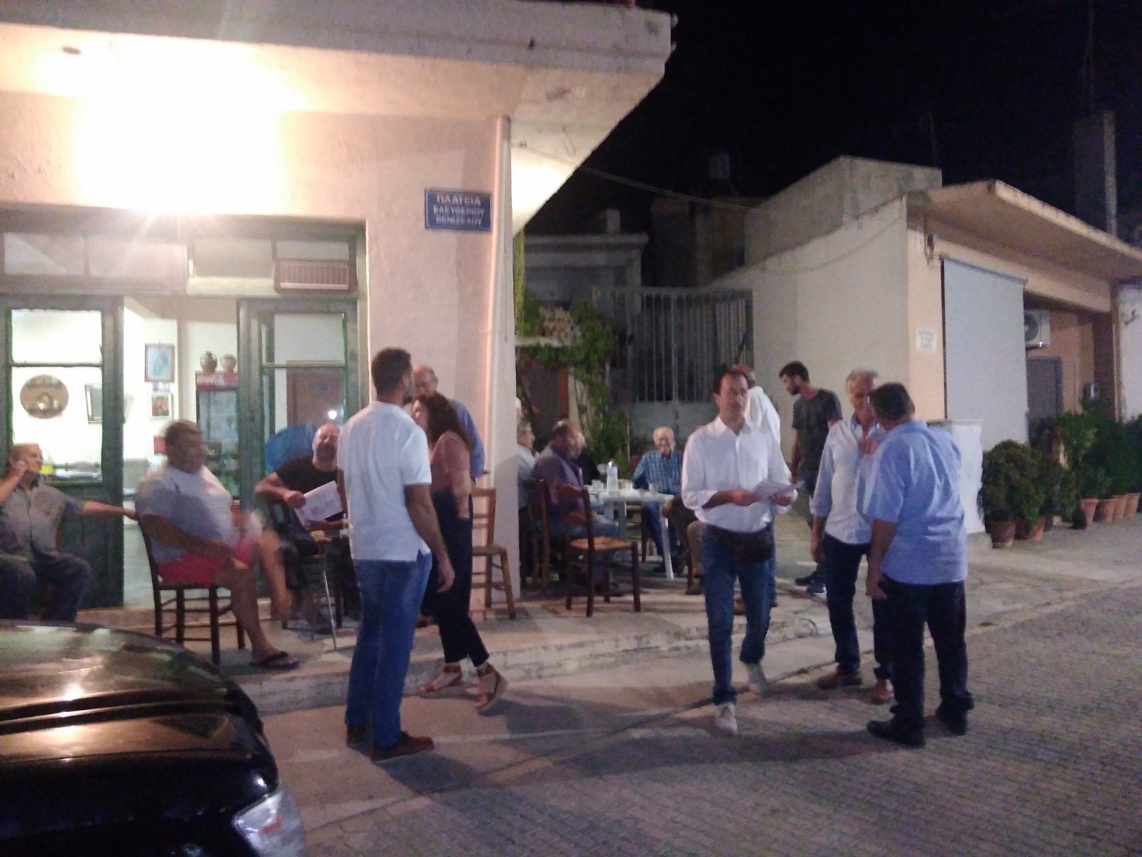 Περιοδεία κλιμακίου της Λαϊκής Συσπείρωσης σε Κοκκίνη Χάνι, Καινούργιο Χωριό, Γάλιπε, Γαλίφα