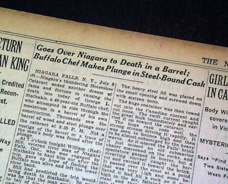Το τραγικό τέλος του Γιώργου Α. Σταθάκη στο Νιαγάρα