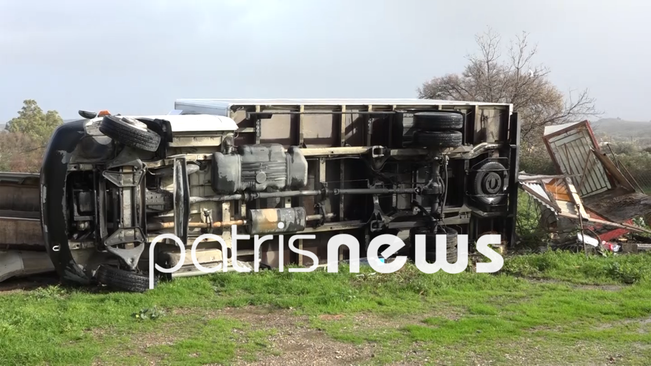 Βιβλικές καταστροφές από την κακοκαιρία στον Πύργο 