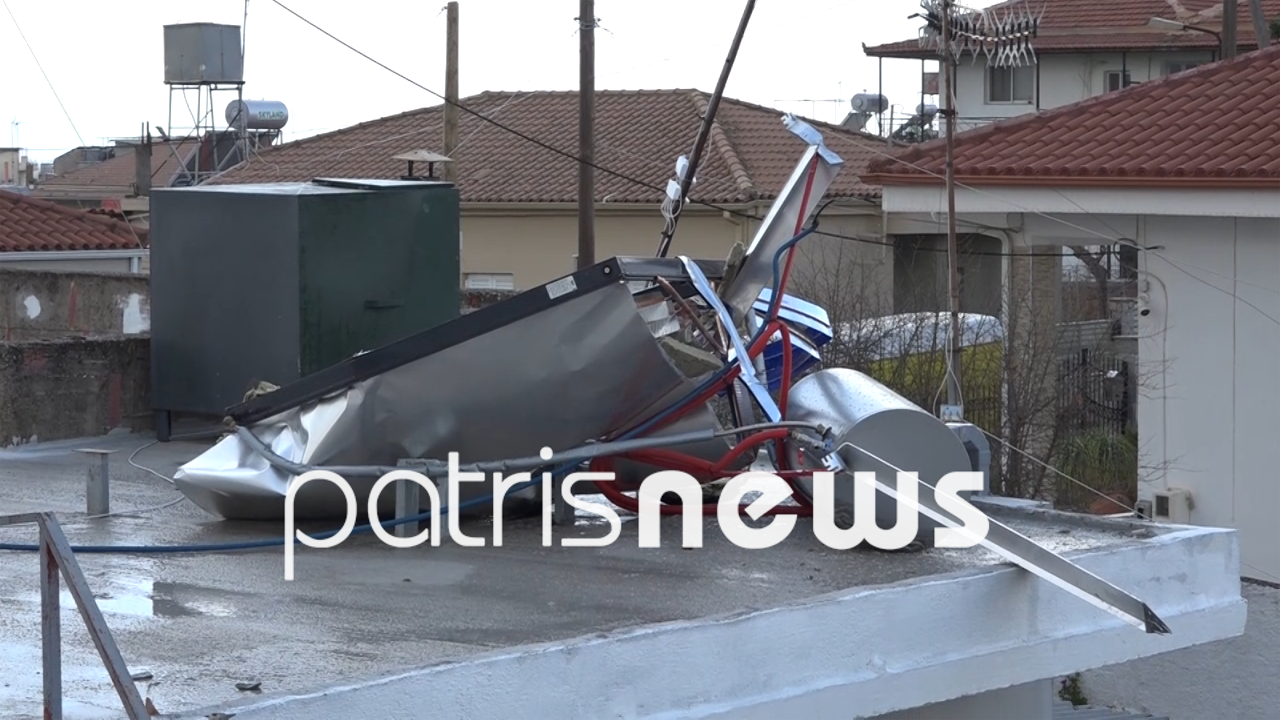 Βιβλικές καταστροφές από την κακοκαιρία στον Πύργο 