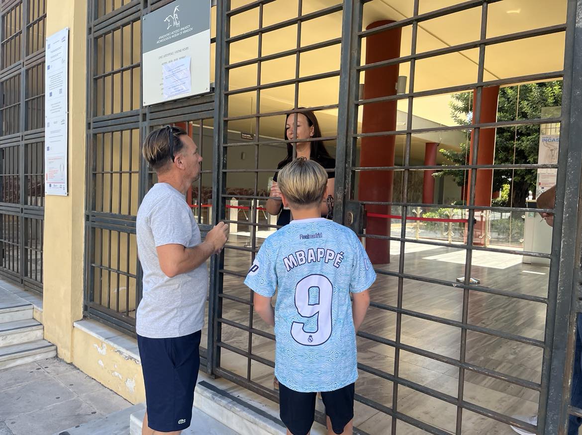 Αρχαιολογικό Μουσείο Ηρακλείου στάση εργασίας