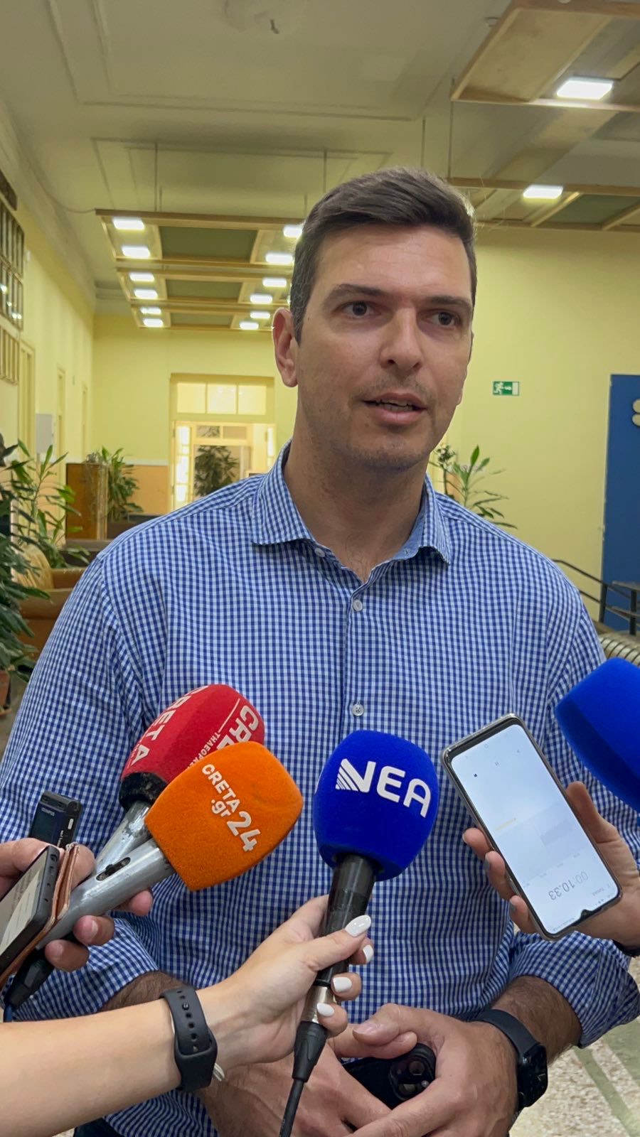 Αλ. Μαρκογιαννάκης: Βασικό στοίχημα υποδομών η διαχείριση του νερού στα Χανιά