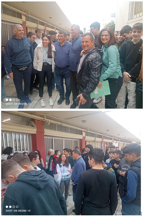 Στο 4ο ΓΕΛ Ηρακλείου ο Πύρρος Δήμας