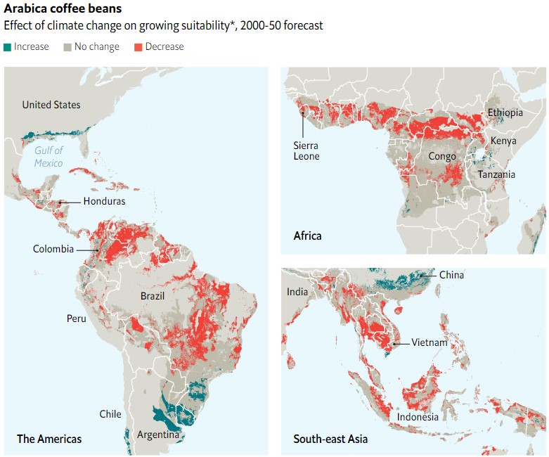 καφές κλιματική αλλαγή