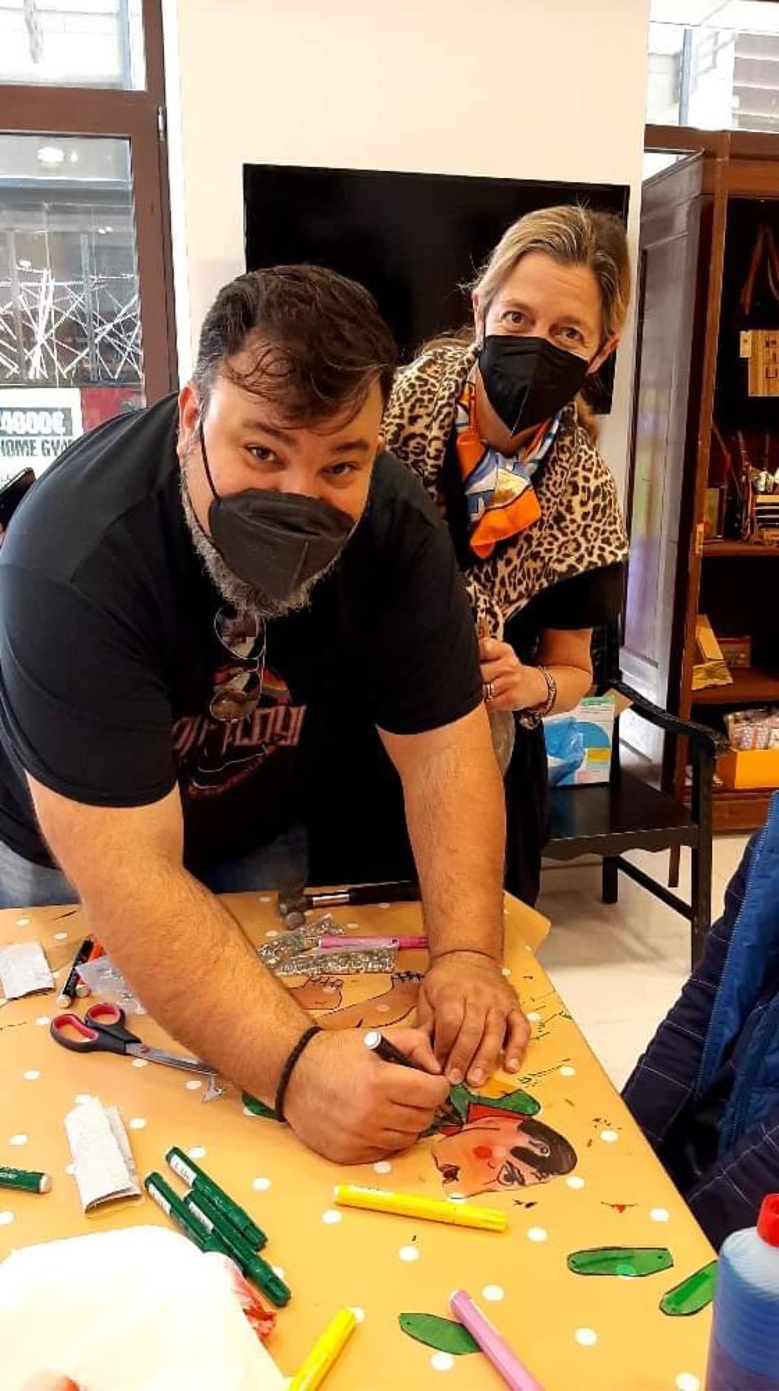 Ο Χρήστος Στανίσης και η Μελίνα Μπιτζίδου