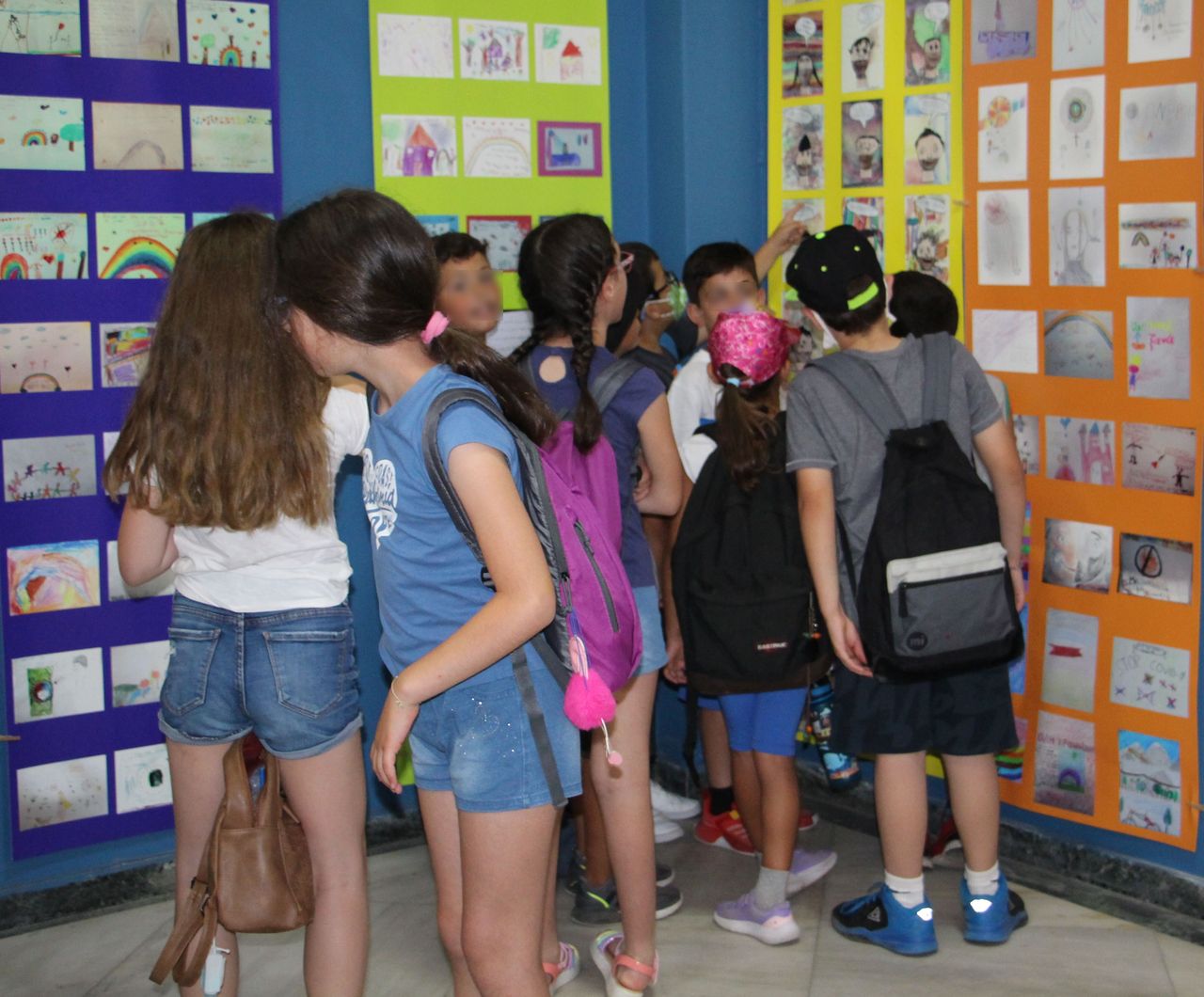 Από την επίσκεψη μαθητών στο Δημαρχείο Χανίων