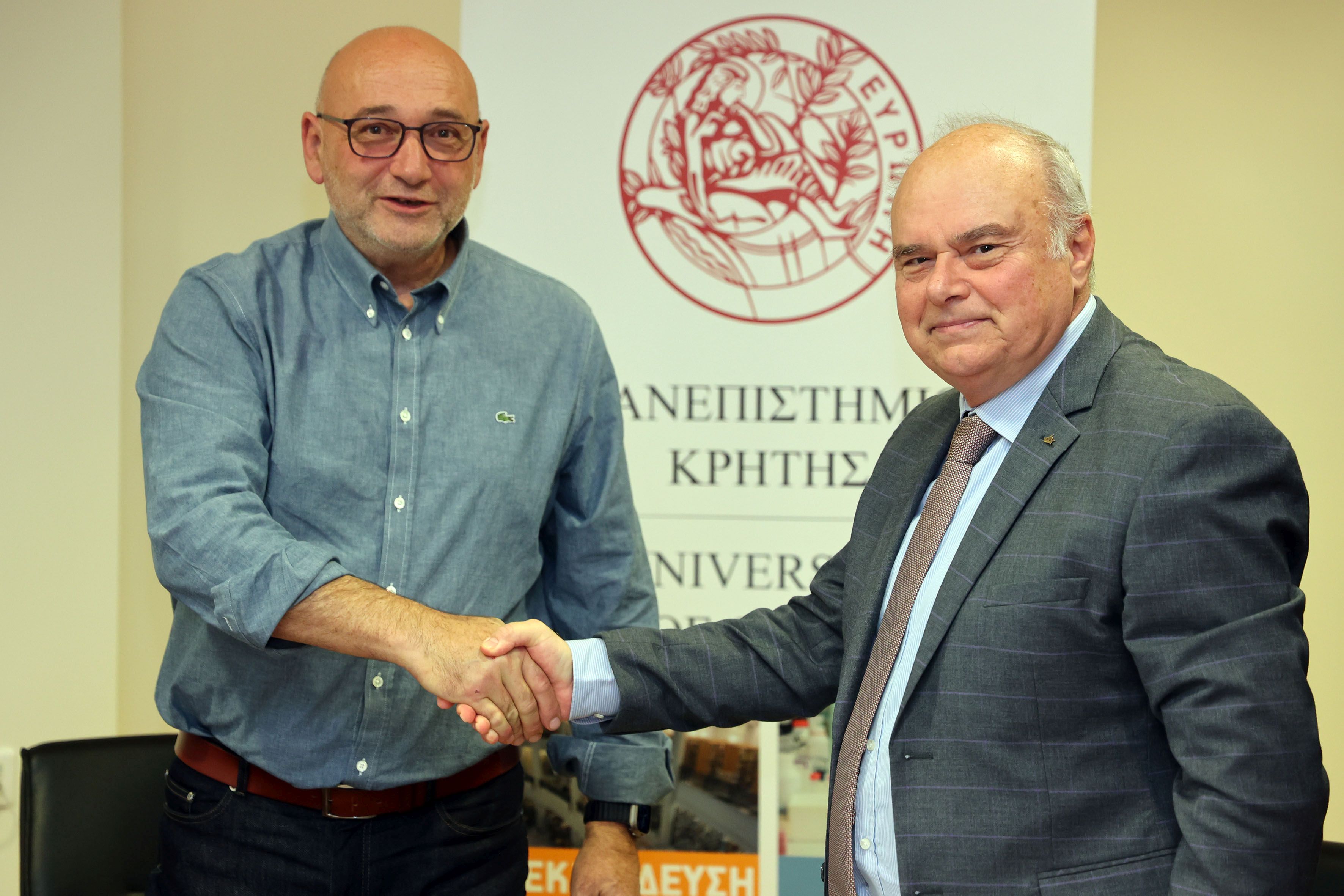 Μνημόνιο συνεργασίας μεταξύ Πανεπιστημίου Κρήτης και Επιμελητηρίου Ηρακλείου