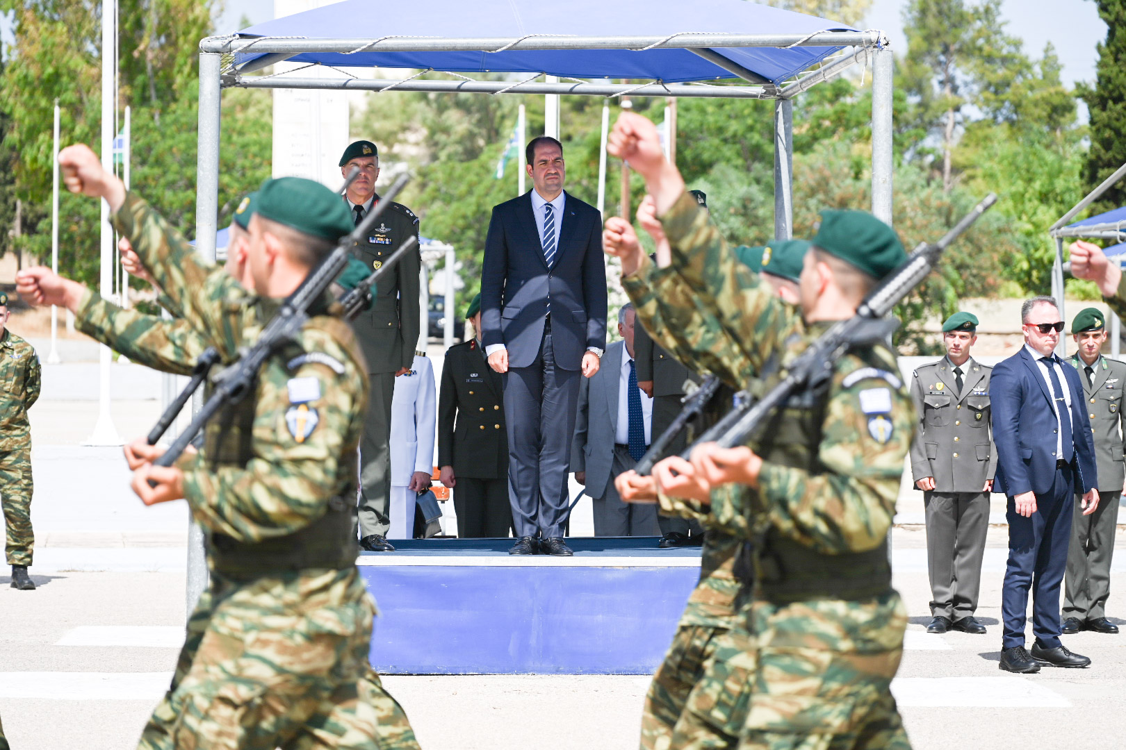 Στην ορκωμοσία νεοσυλλέκτων οπλιτών της Γ’ ΕΣΣΟ ο ΥΦΕΘΑ Γ. Κεφαλογιάννης
