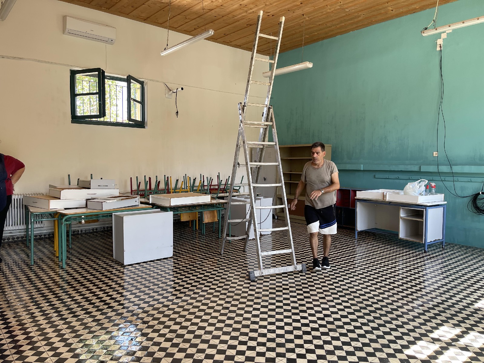  Ολοκληρώνεται πριν το πρώτο κουδούνι, η ολική ανακατασκευή του 9ου Δημοτικού Σχολείου Χαλέπας