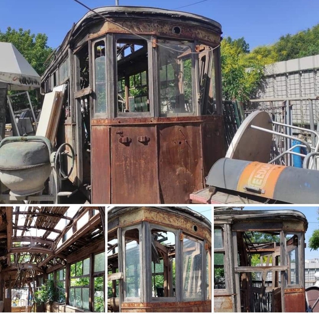 Το εγκαταλελειμμένο ιστορικό τραμ της Θεσσαλονίκης