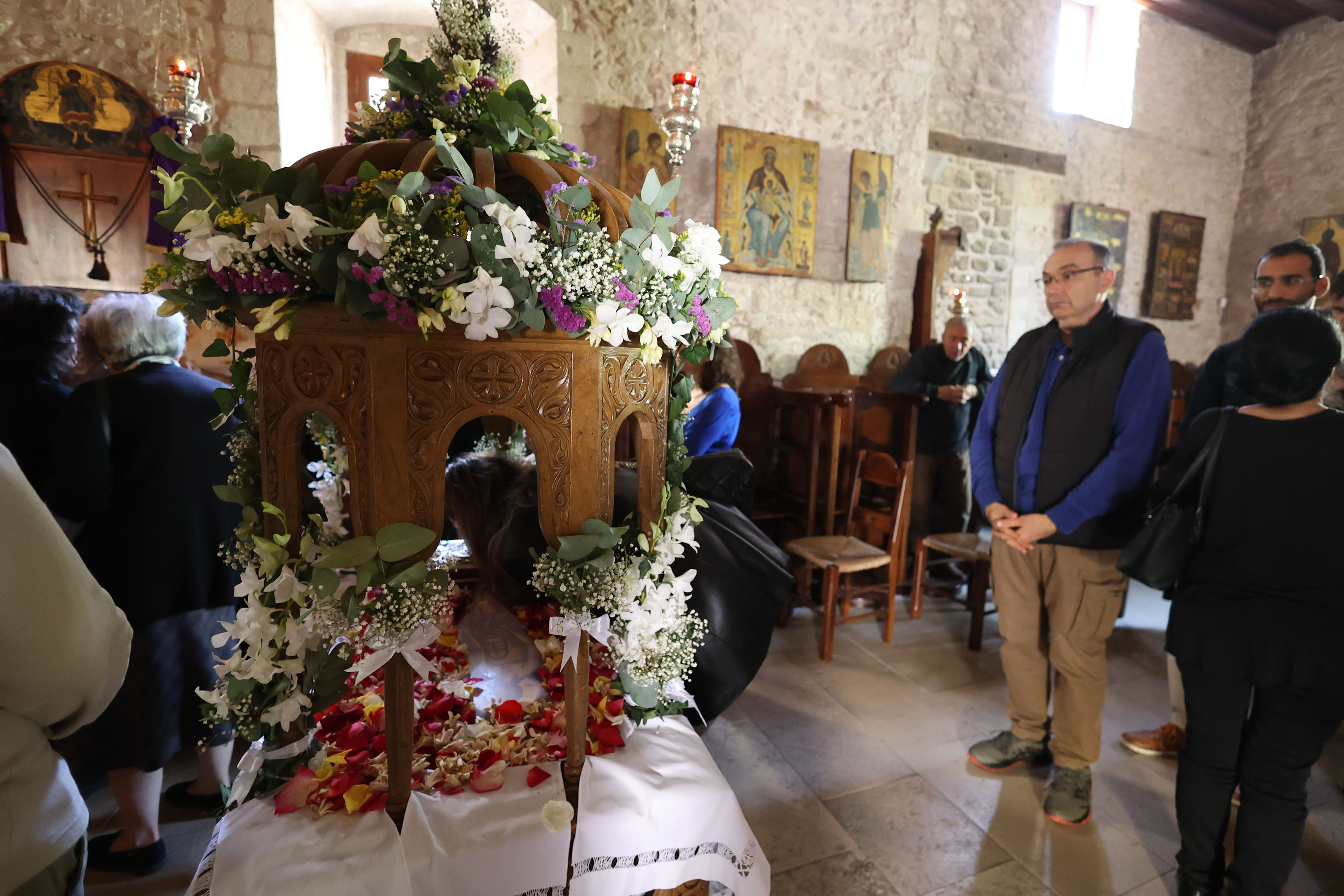 Ο Επιτάφιος στον Άγιο Ματθαίο Σιναϊτών, στο Ηράκλειο