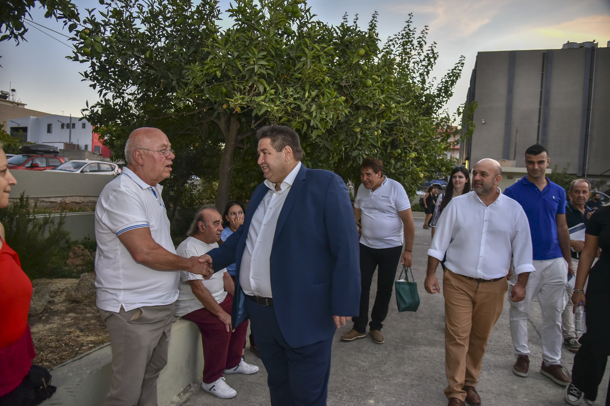 Ο Μιχάλης Καραμαλάκης στους εορτασμούς για τον Άγιο Νικήτα