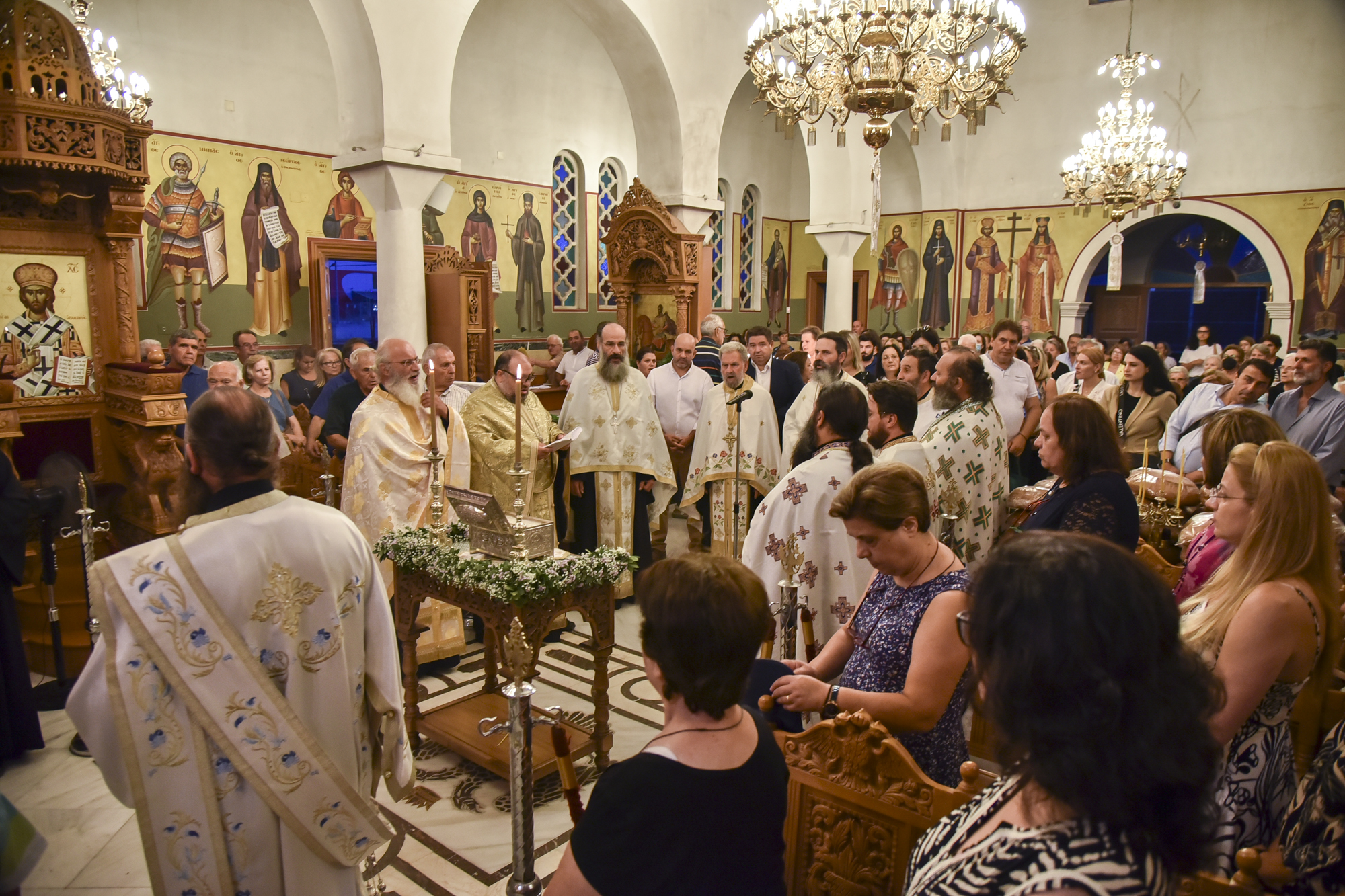Ο Μιχάλης Καραμαλάκης στους εορτασμούς για τον Άγιο Νικήτα