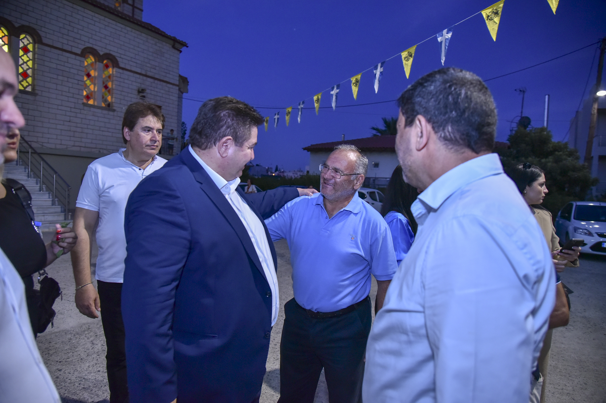 Ο Μιχάλης Καραμαλάκης στους εορτασμούς για τον Άγιο Νικήτα