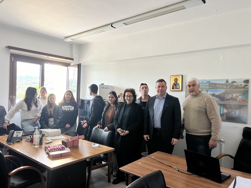 Ενημέρωση των μαθητών του Α΄ Γυμνασίου Αγίου Νικολάου για την Πολιτική Προστασία