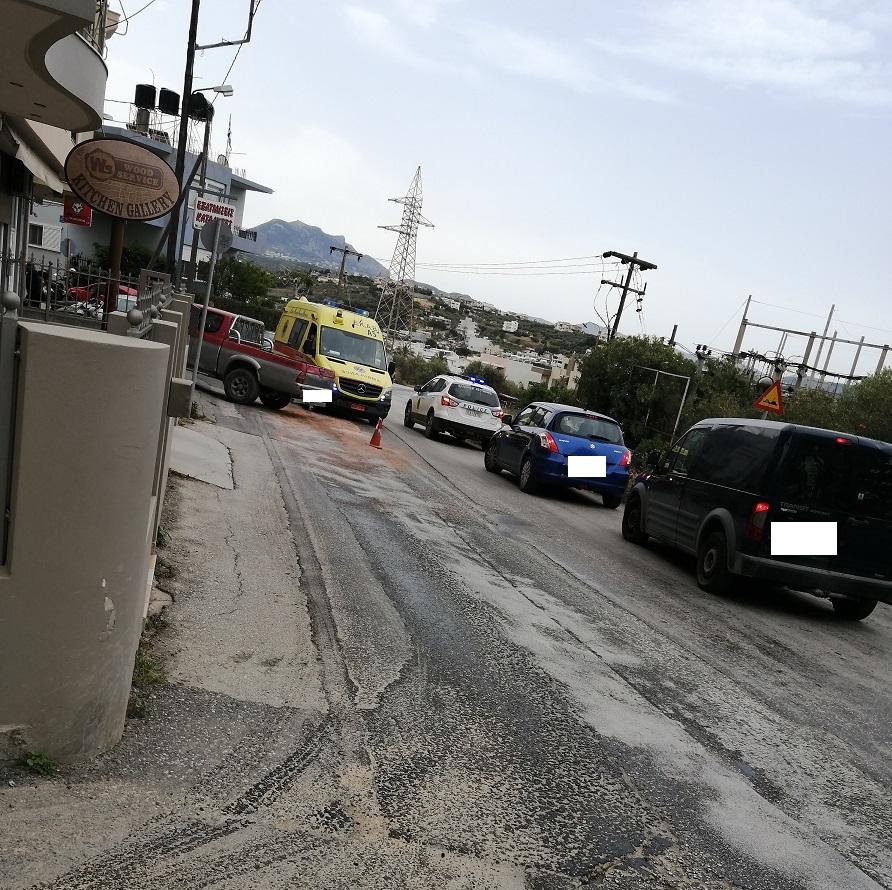 Λάδια Τροχαία Δήμος Ηρακλείου