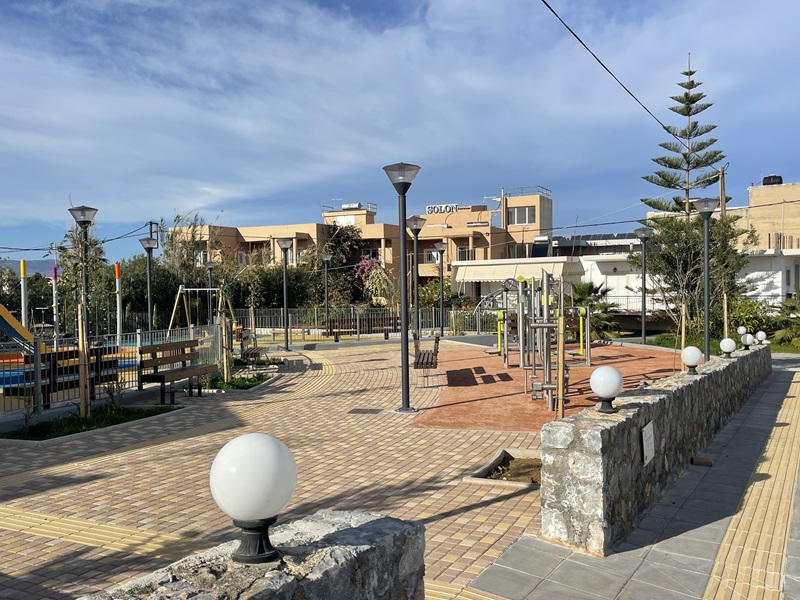 Παραδόθηκε προς χρήση το νέο πάρκο στο Μάλεμε - Φωτογραφίες