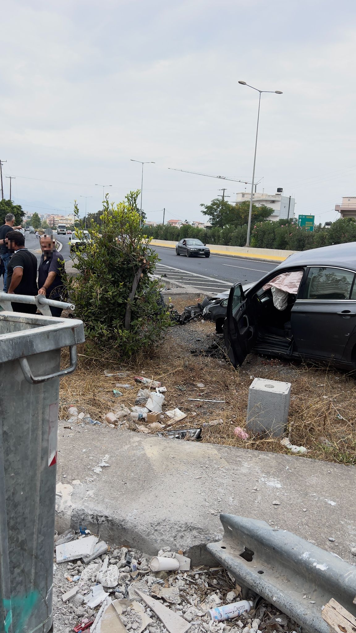 τροχαίο ατύχημα Εθνική Οδός Ηράκλειο Φοινικιά
