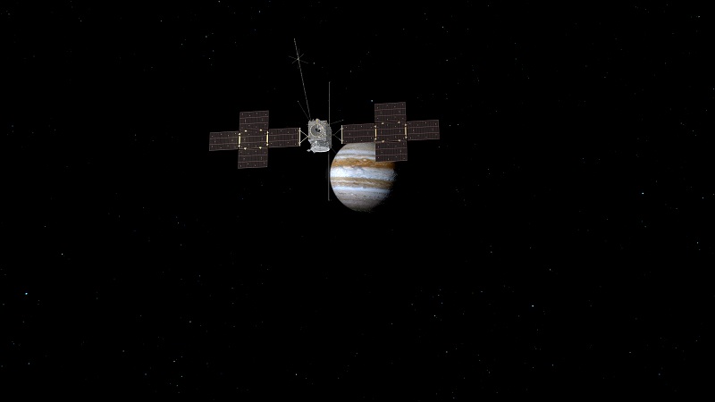  	Στις 13 Απριλίου η εκτόξευση της ευρωπαϊκής διαστημικής αποστολής JUICE, που θα ταξιδέψει στον Δία και τα φεγγάρια του