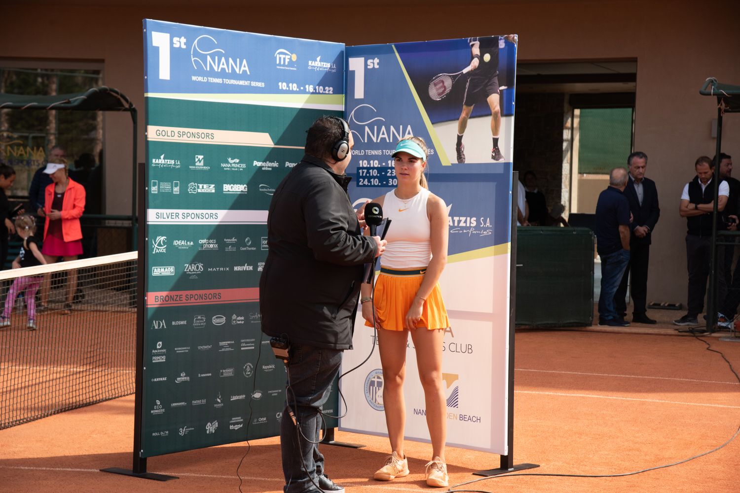 Στιγμιότυπα από το 1ο Nana ITF World Tennis Tournament