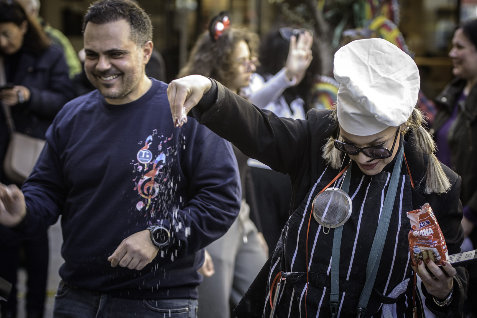  "Πλήθος κόσμου στο εμπορικό Τalos τις απόκριες!