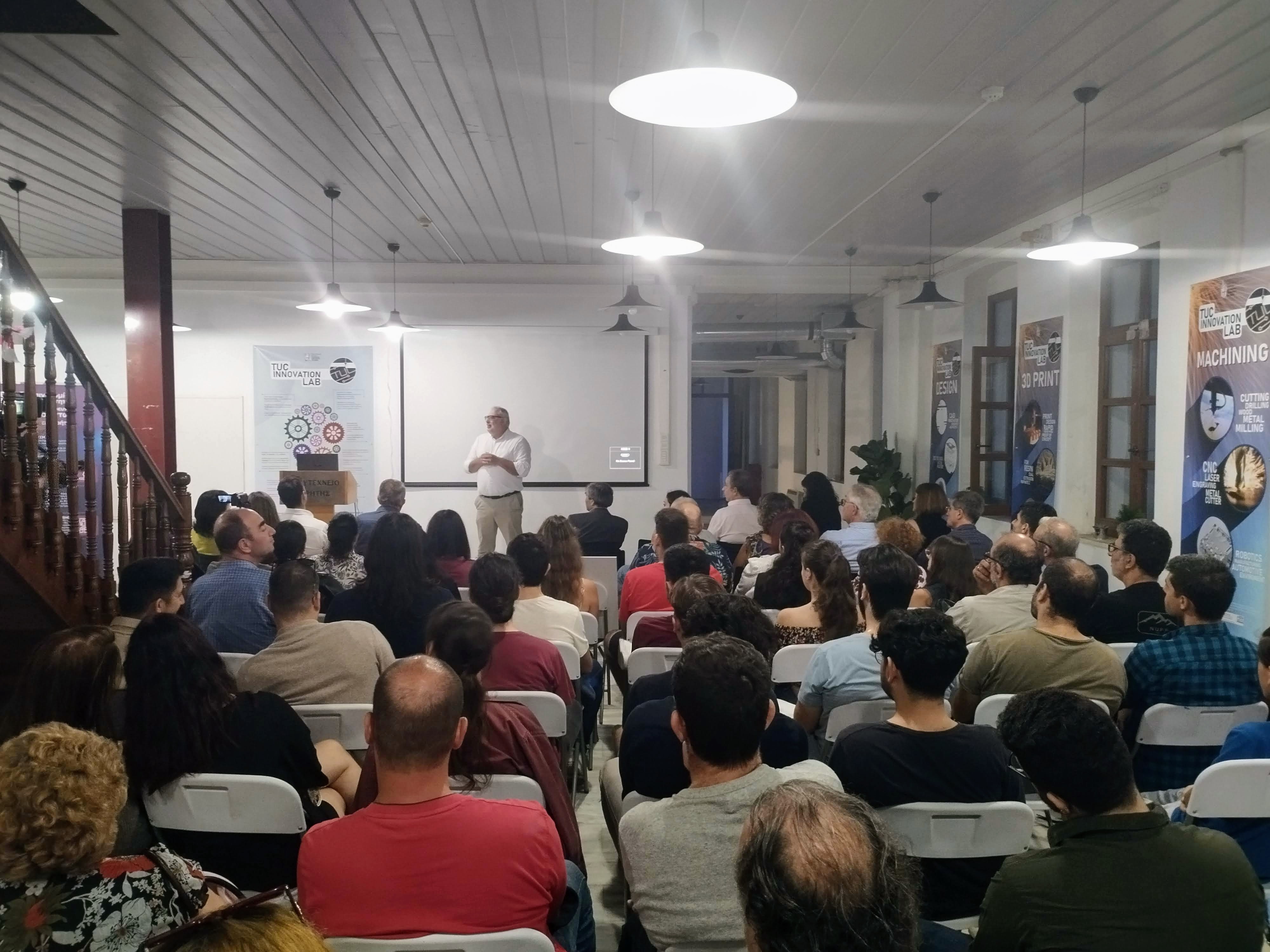 Έναρξη λειτουργίας Οριζόντιου Εργαστηρίου Καινοτομίας του Πολυτεχνείου Κρήτης “TUC Innovation Lab” στην πρώην Γαλλική Σχολή Ε