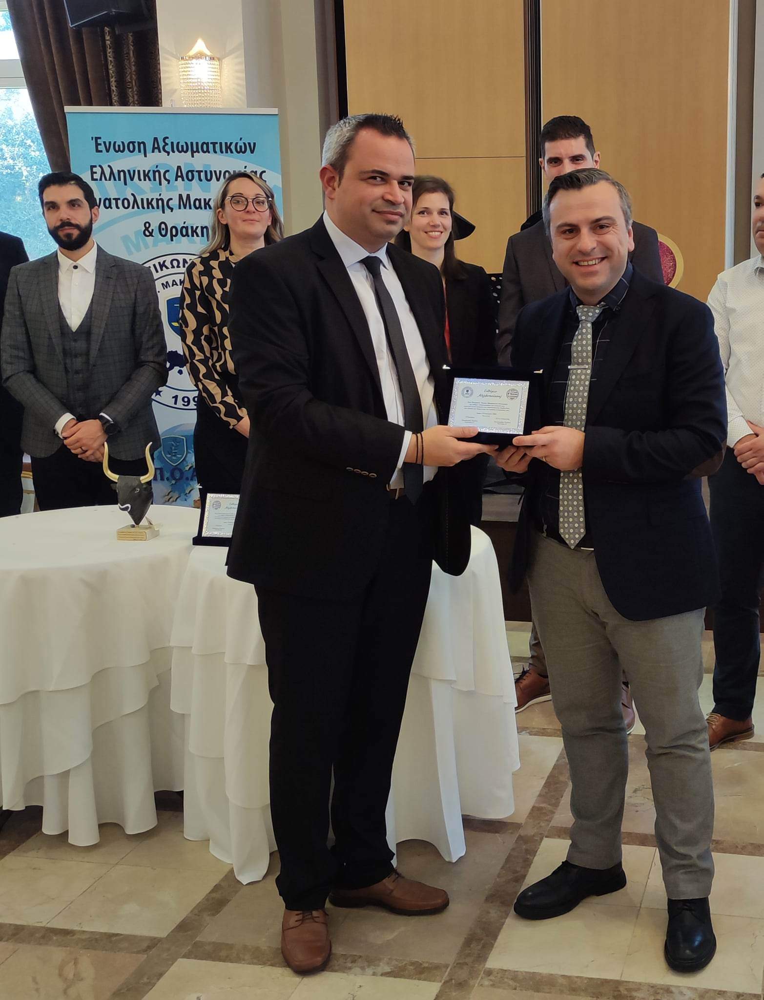 "Αδερφοποίηση" των σωματείων των Αξιωματικών της ΕΛ.ΑΣ. Κρήτης και Ανατολικής Μακεδονίας και Θράκης Εξωτερικός