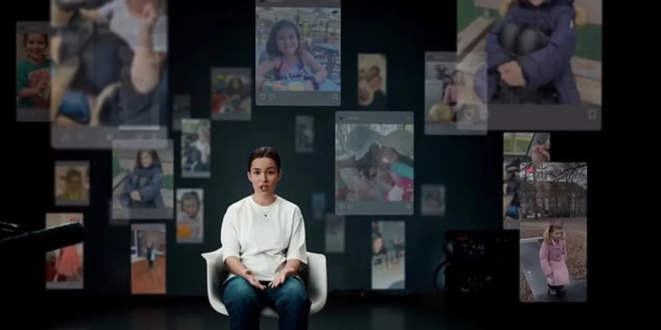 Η διαφήμιση δείχνει πώς οι φωτογραφίες μπορεί να είναι αναμνήσεις για τους γονείς, αλλά μπορούν να πέσουν σε λάθος χέρια