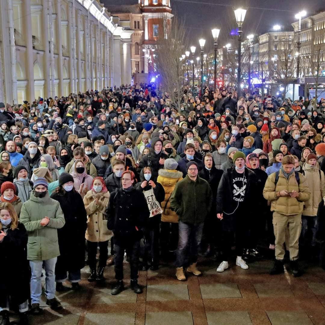 Διαδηλώσεις Αγία Πετρούπολη