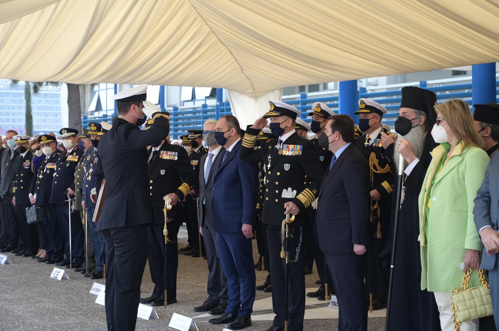 Λιμενικό τελετή παράδοσης παραλαβής