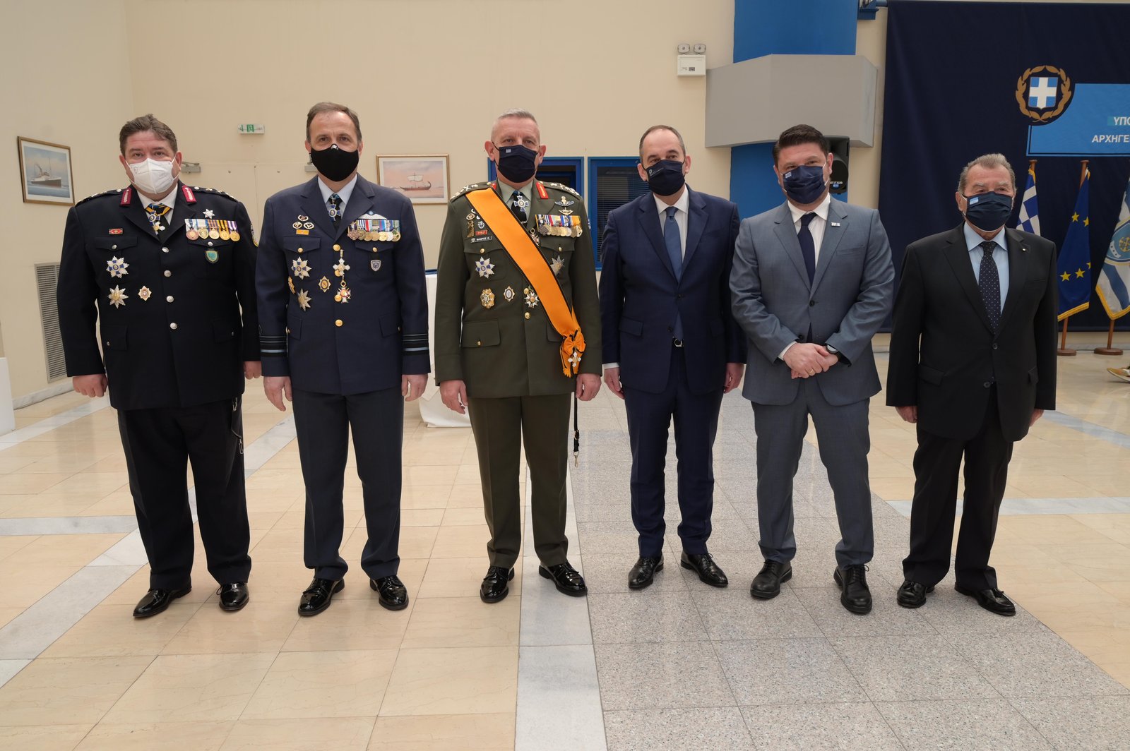 Λιμενικό τελετή παράδοσης παραλαβής