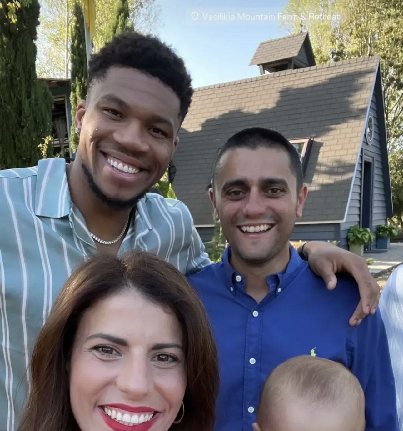 Στην Παύλιανη ο Γιάννης Αντετοκούνμπο