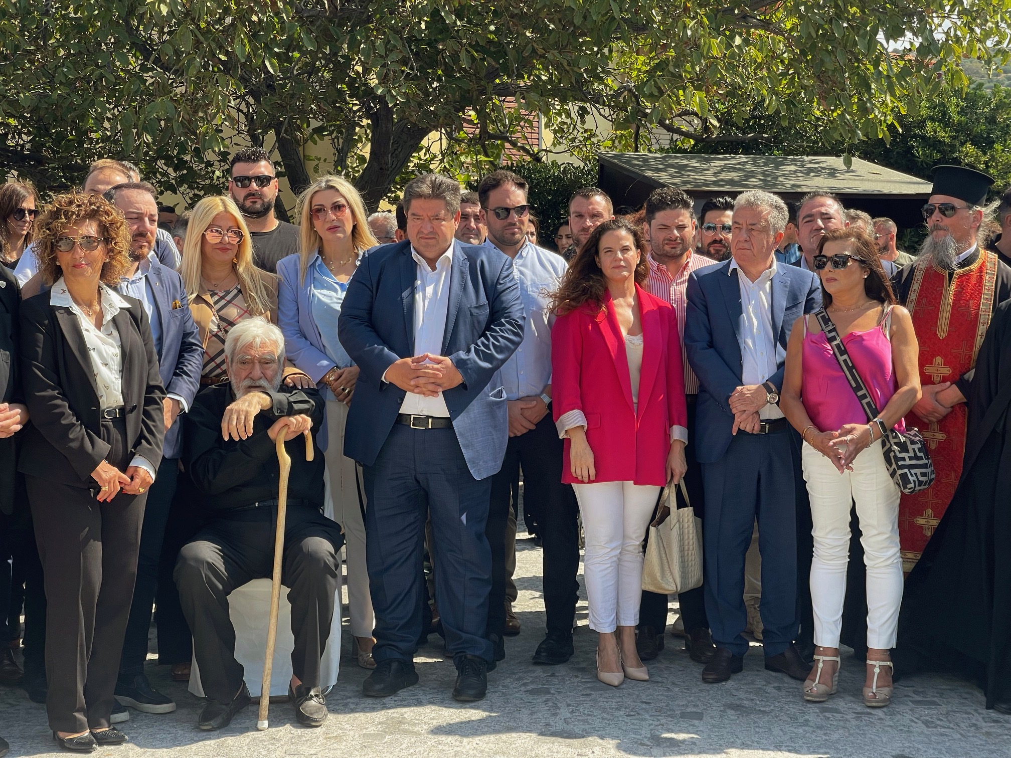 Tελετή αποκάλυψης των προτομών τριών οπλαρχηγών στις Άνω Ασίτες 