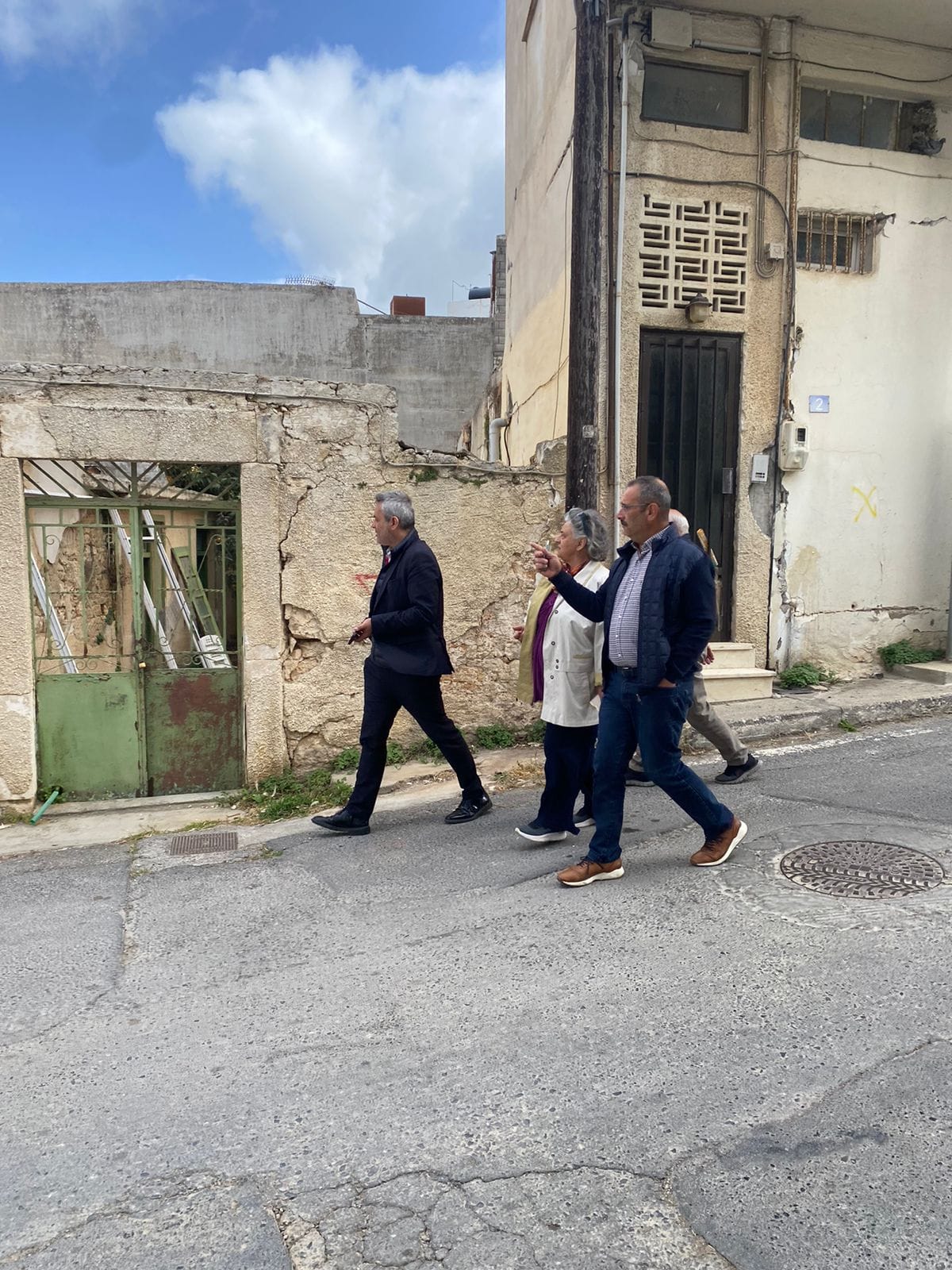 Στο Αρκαλοχώρι ο Τομεάρχης Υποδομών & Μεταφορών ΣΥΡΙΖΑ ΠΣ Χάρης Μαμουλάκης και η υπ. Ευρωβουλευτής Μαρία Καλουδιώτη