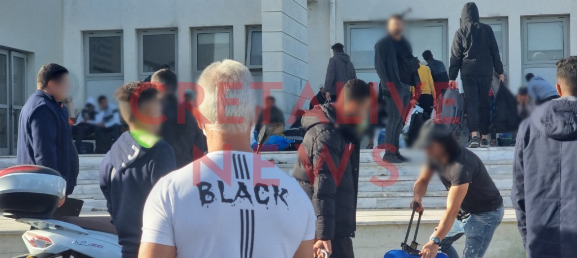 Αστυνομικό Μέγαρο Ηράκλειο Αλλοδαποί Επιχείρηση Αμμουδάρα Κτίριο