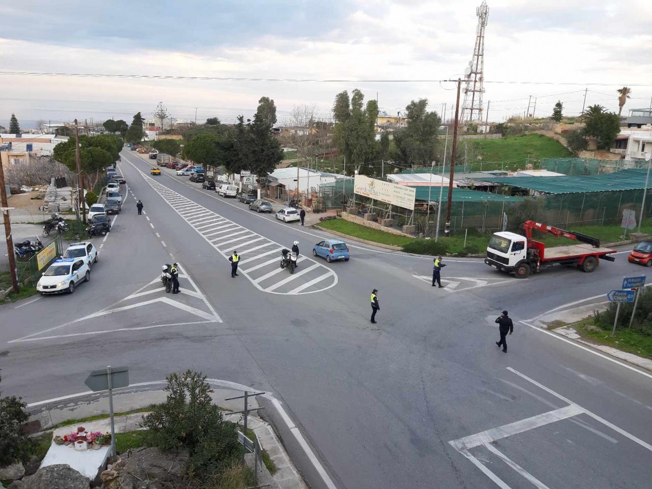 Συμβολικός αποκλεισμός του ΒΟΑΚ στον κόμβο Σπηλίου 