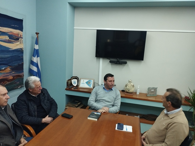 Εθιμοτυπική επίσκεψη στο Δήμο Αγίου Νικολάου πραγματοποίησε ο Δήμαρχος Χερσονήσου