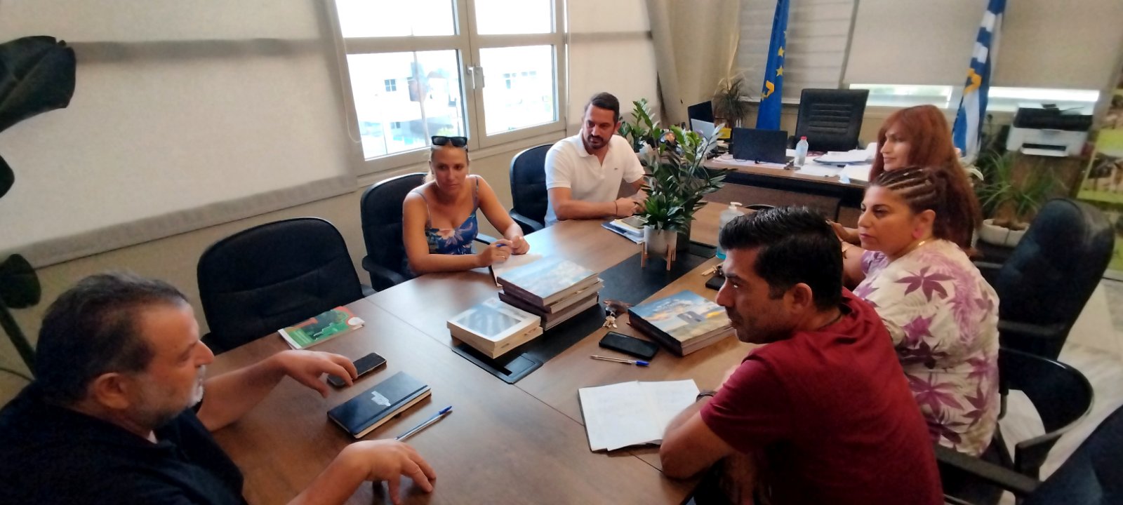 Συνάντηση Δημάρχου Μινώα Πεδιάδας με αντιπροσωπεία του Δ.Σ. του Συλλόγου Εκπαιδευτικών "Δομήνικος Θεοτοκόπουλος"