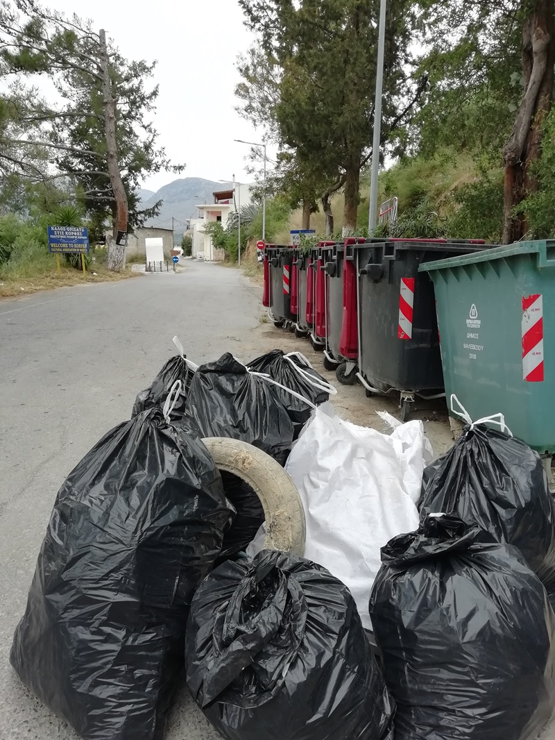 Δράση καθαρισμού... διαρκείας στις Κορφές
