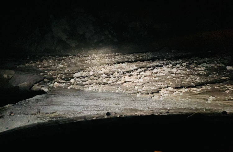 Αποκλεισμένοι δρόμοι στη νότια Κρήτη μετά την έντονη βροχόπτωση